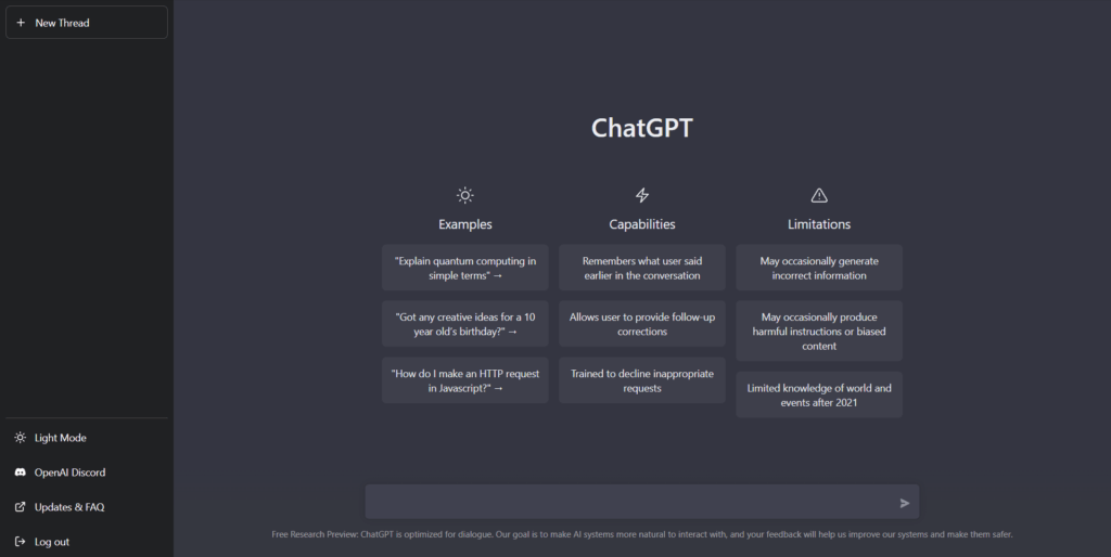 ChatGPT Introduced