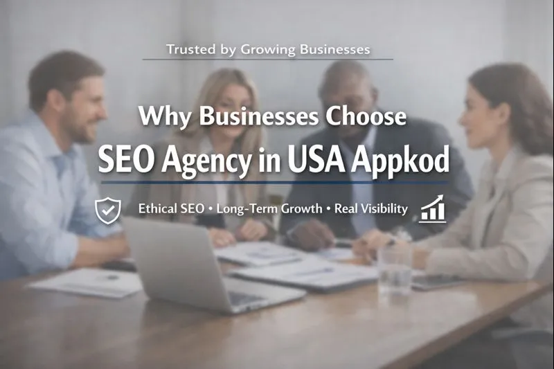 Laptop showing analytics charts in a modern office representing SEO Agency in USA Appkod’s online growth strategies